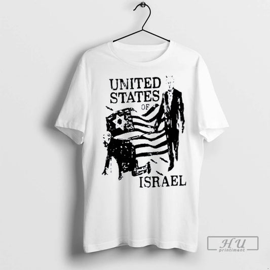 Officials United States Of Israel Red T Shirt