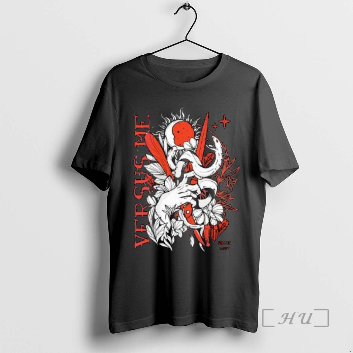 Officials Versus Me Snake Dagger Circle Black - clothing by TeeHivey.com