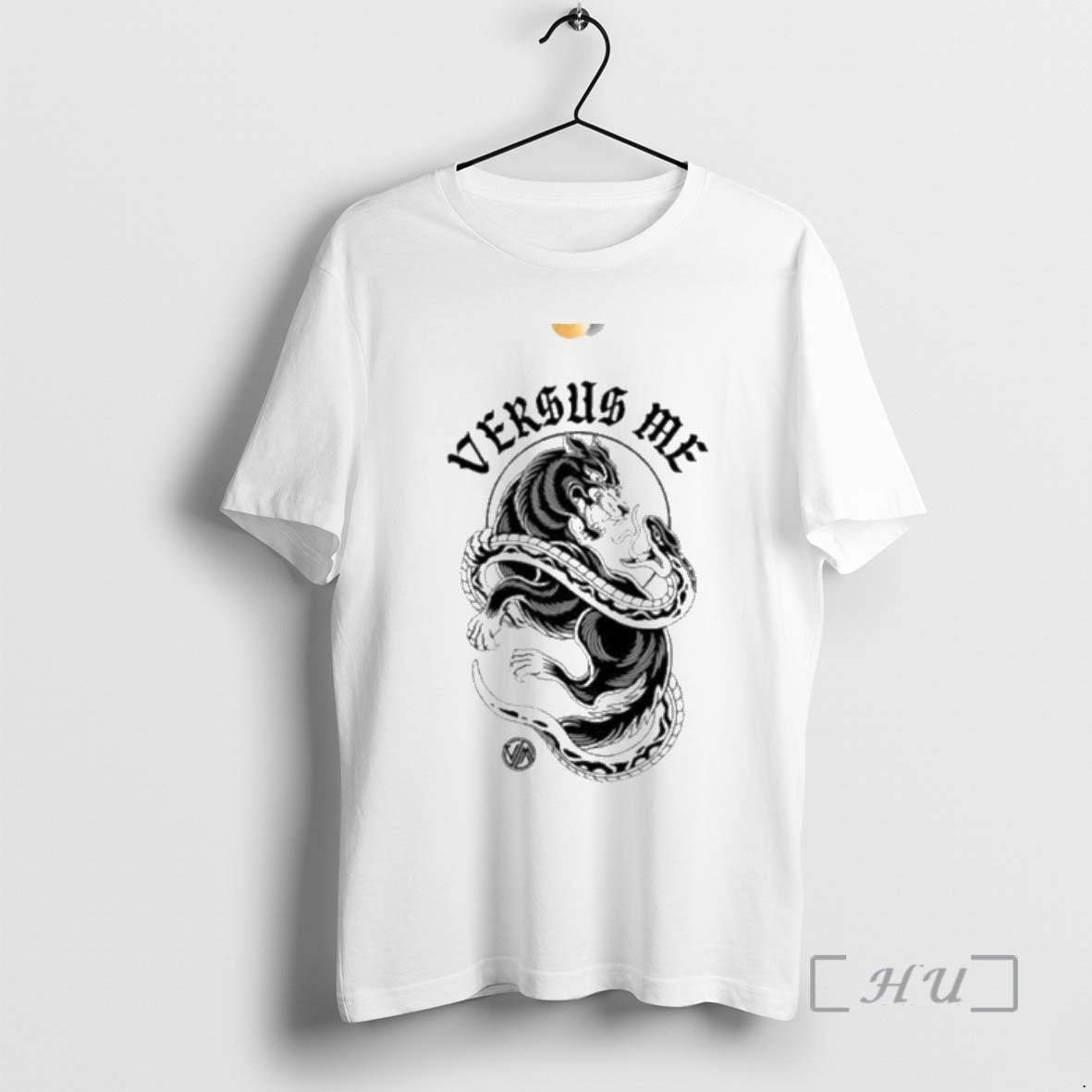 Officials Versus Me Wolf Circle White - clothing by TeeHivey.com