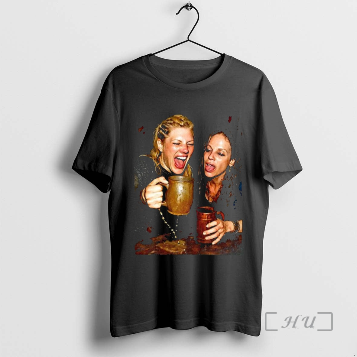 Officials Vikings Katheryn Winnick And Maude Hirst Toast - clothing by TeeHivey.com