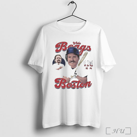 Officials Wade Boggs Boston Red Sox Comic 12 Time All Star Player T Shirt