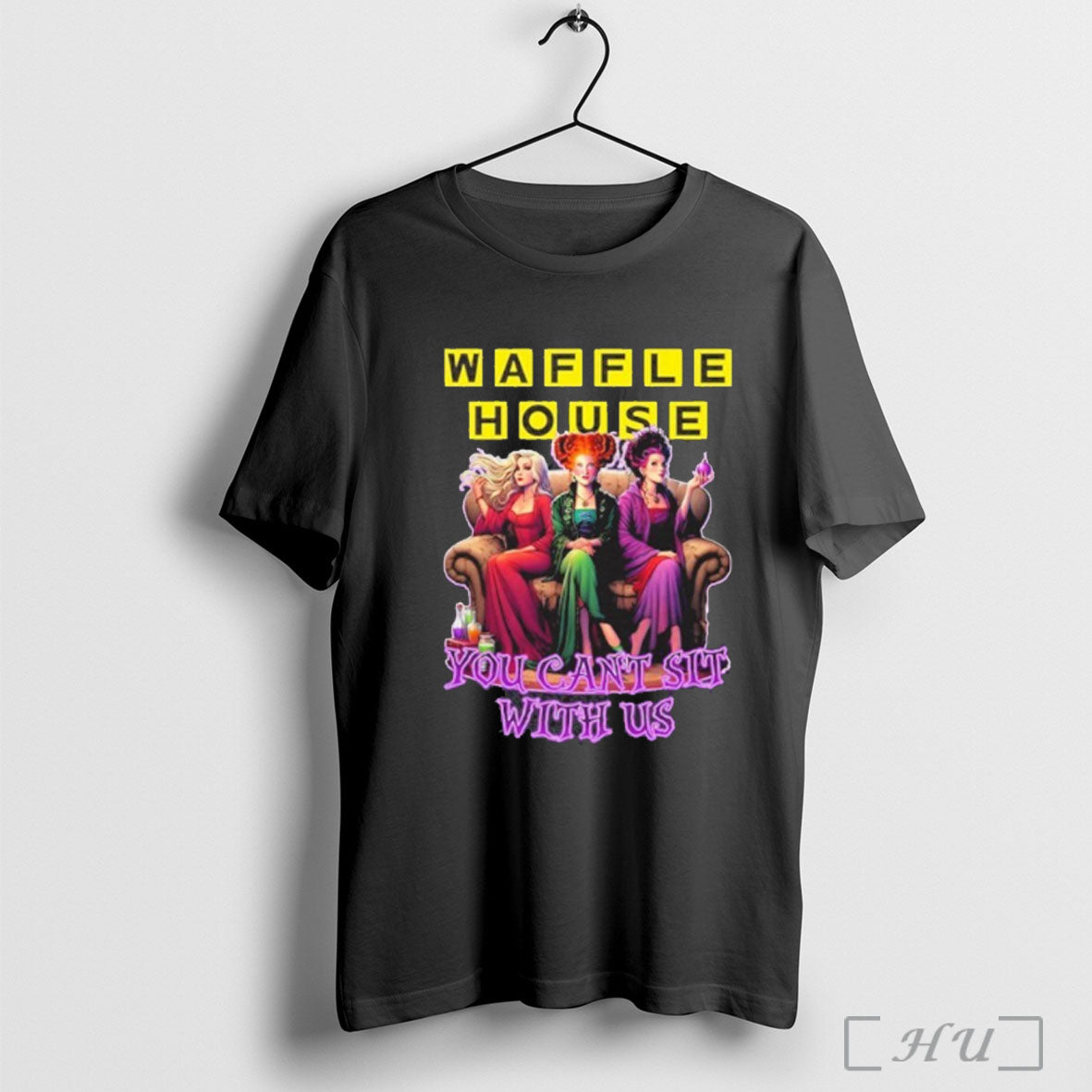 Officials Waffle House Hocus Pocus You Cant Sit With Us Halloween T Shirt