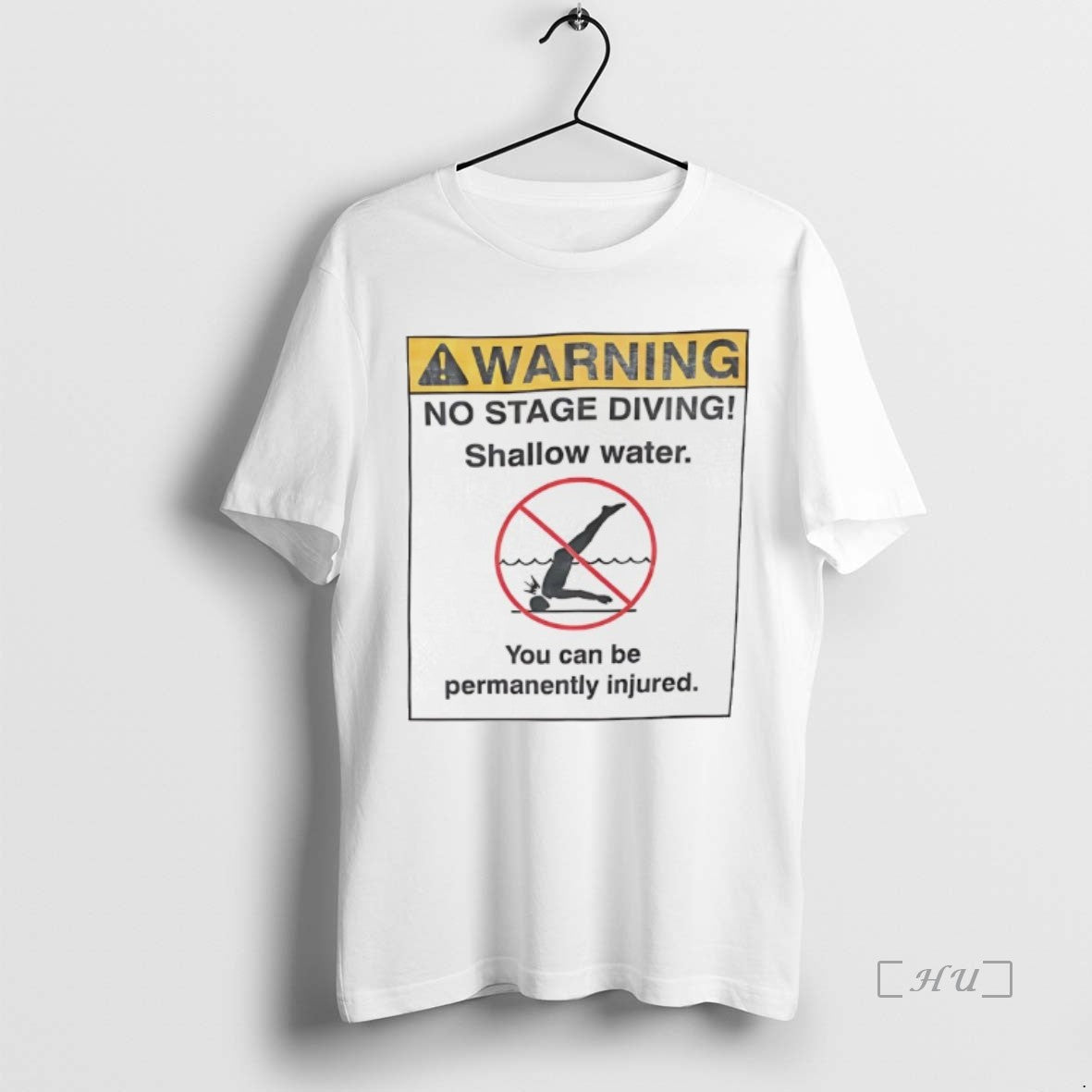 Officials Warning No Stage Diving Shallow Water - clothing by TeeHivey.com
