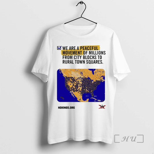Officials We Are A Peaceful Movement Of Millions From City Blocks To Rural Town Squares - clothing by TeeHivey.com