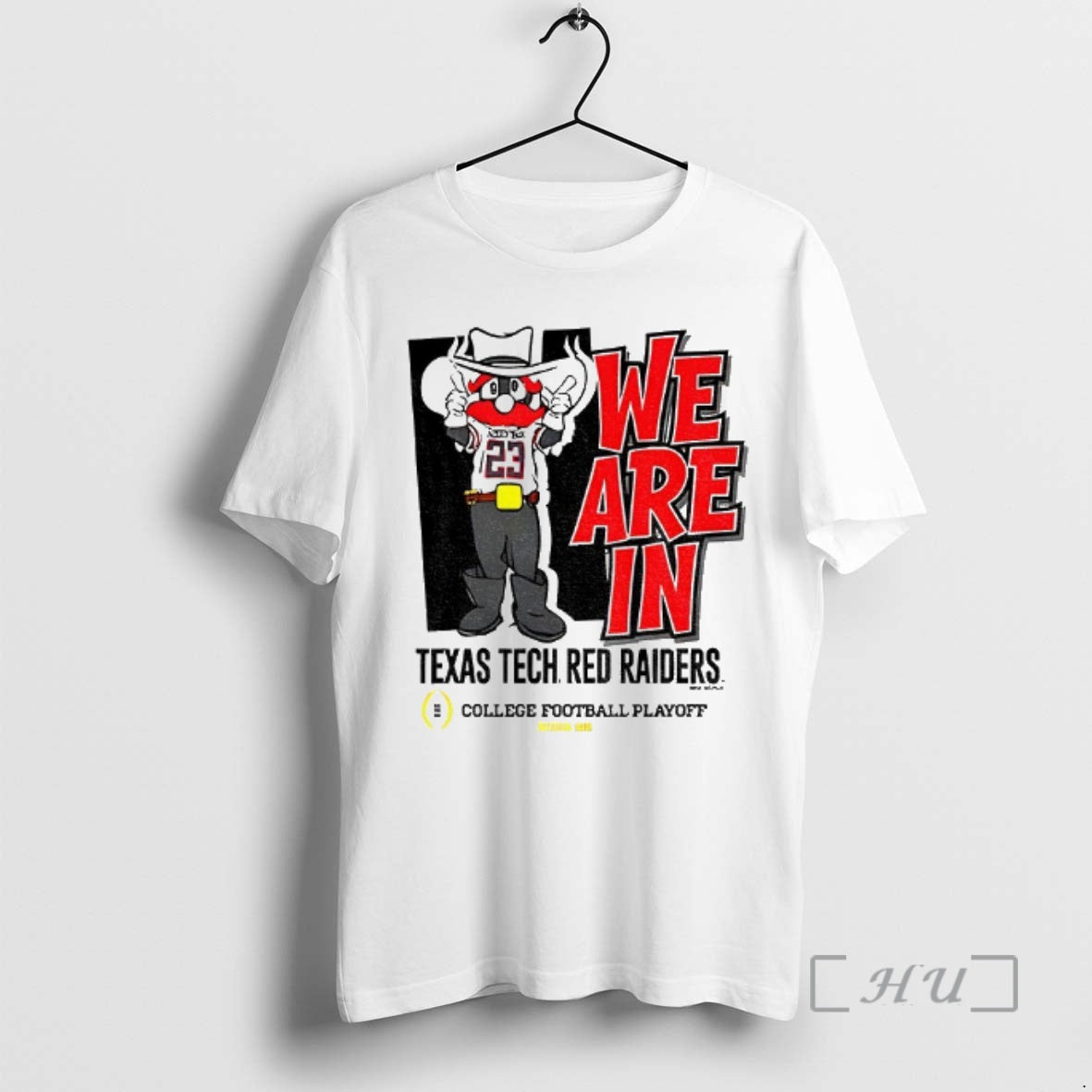 Officials We Are In Texas Tech Red Raiders 2025 Cfp Bound Mascot College Football Playoff - clothing by TeeHivey.com