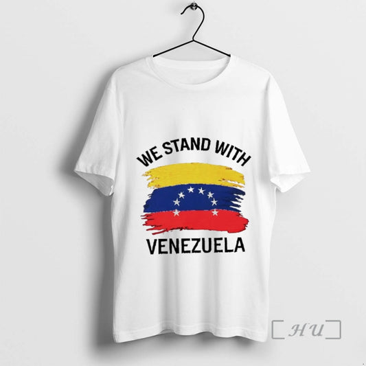 Officials We Stand With Venezuela Flag - clothing by TeeHivey.com