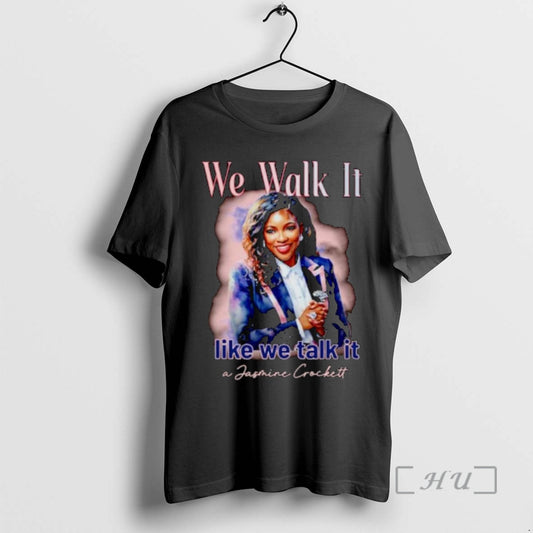 Officials We Walk It Like We Talk It A Jasmine Crockett Ornaments Premium T Shirts - clothing by TeeHivey.com