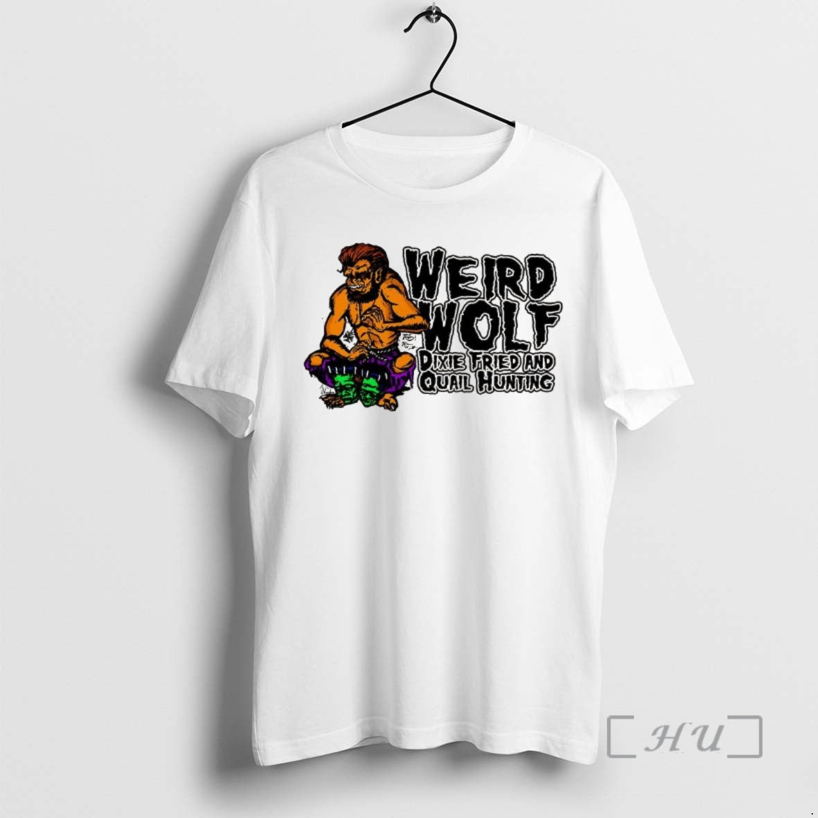 Officials Weird Wolf Dixie Fried And Quail Hunting Cartoon - clothing by TeeHivey.com