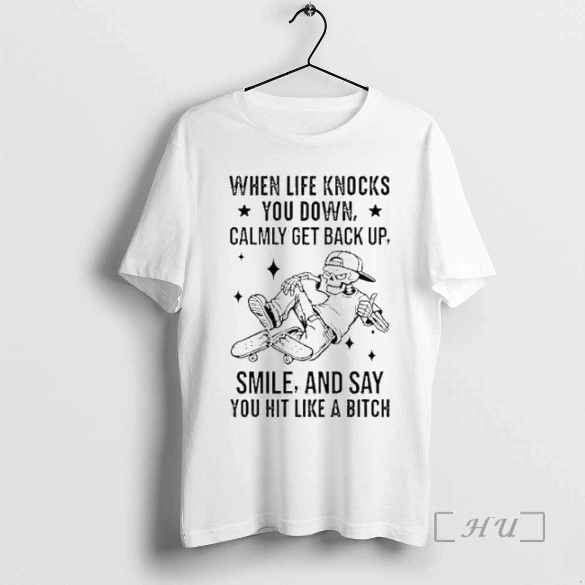 Officials When Life Knocks You Down Calmly Get Back Up Smile And Say You Hit - clothing by TeeHivey.com