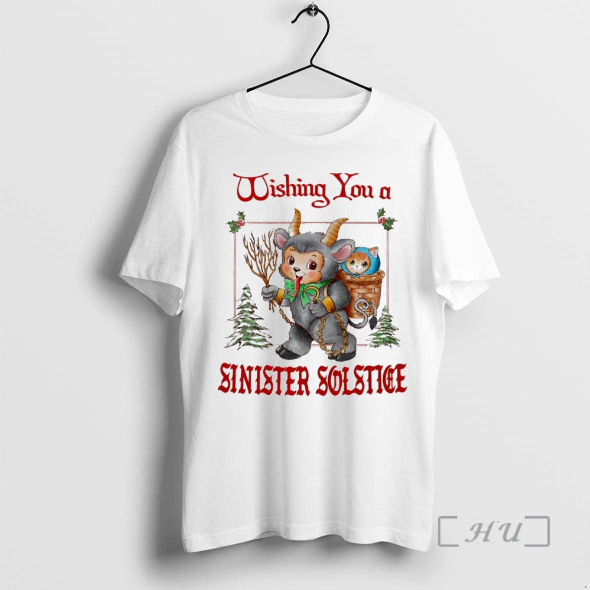 Officials Wishing You A Sinister Solstice Circle - clothing by TeeHivey.com
