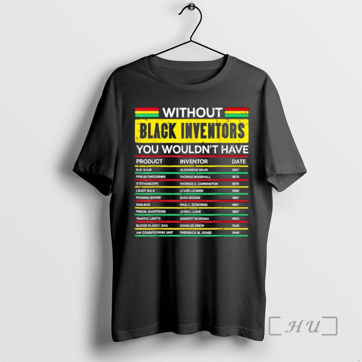 Officials Without Black Inventors History Month African - clothing by TeeHivey.com