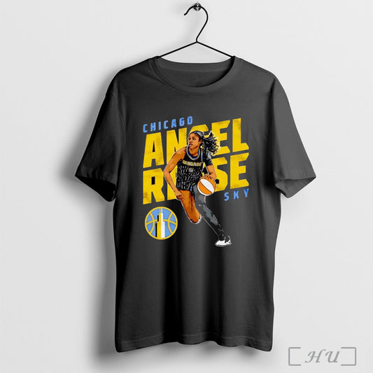 Officials Wnba Angel Reese Chicago Sky Slant T Shirt