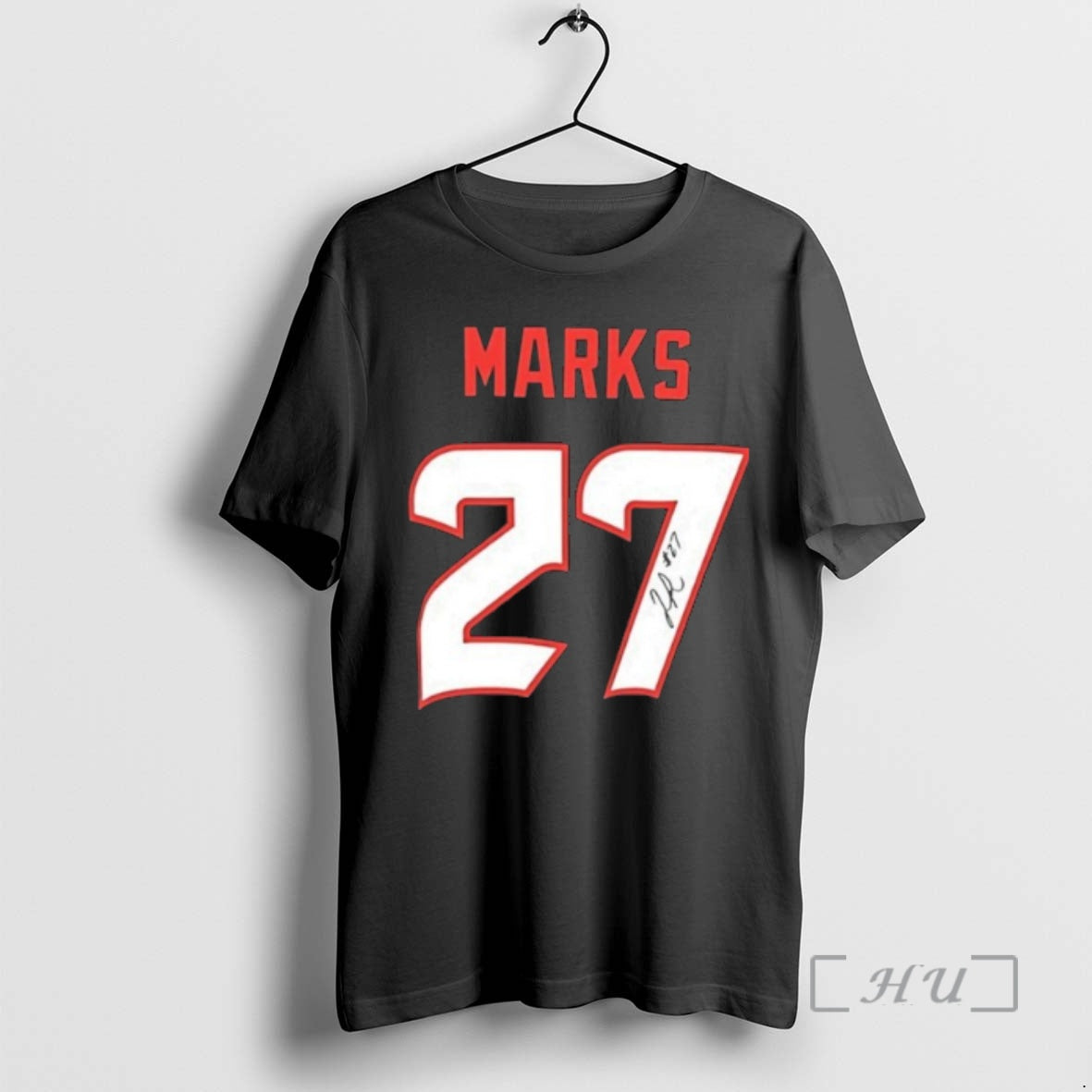 Officials Woody Marks 27 Houston Texans Football Signature - clothing by TeeHivey.com