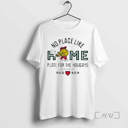 Officials Worcester Red Sox No Place Like Home Plate For The Holidays Premium T Shirts - clothing by TeeHivey.com