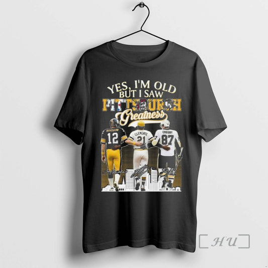 Officials Yes Im Old But I Saw Pittsburgh Greatness Bradshaw Clemente And Crosby Signatures Premium