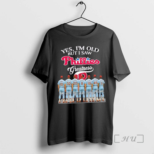 Officials Yes Im Old But I Saw Philadelphia Phillies Greatness Bowa Carlton Schmidt Boone Luzinski - clothing by TeeHivey.com