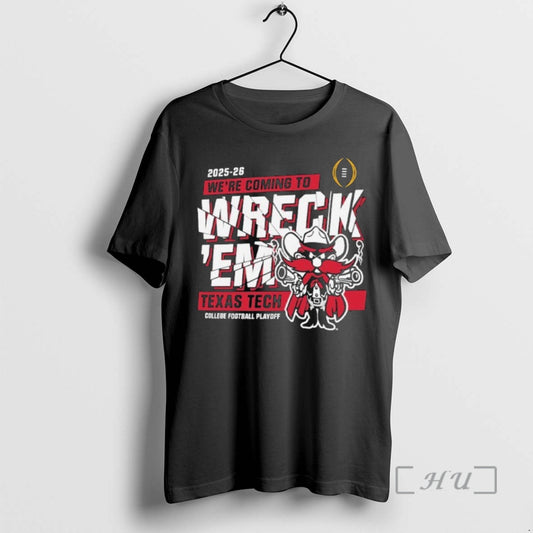 Officials Texas Tech Big 12 Champs Were Coming To Wreck Em 2025 26 Premium - clothing by TeeHivey.com