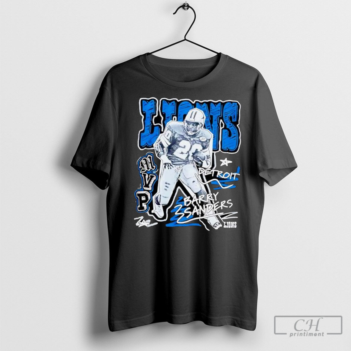 Offiical Barry Sanders Detroit Lions Mvp Vintage Shirts - clothing by TeeHivey.com