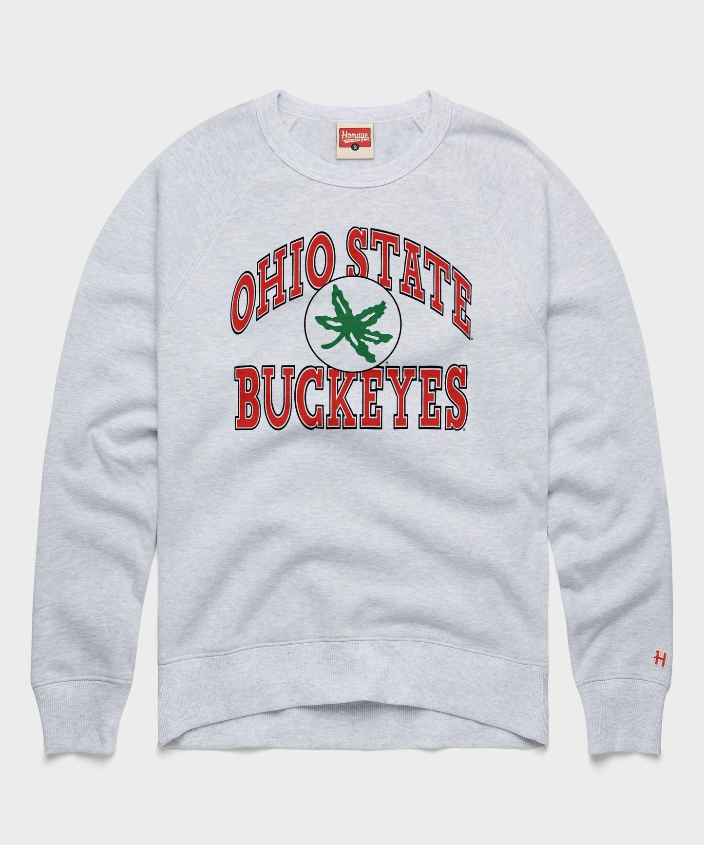 Ohio State Buckeye Leaf Arch Crewneck