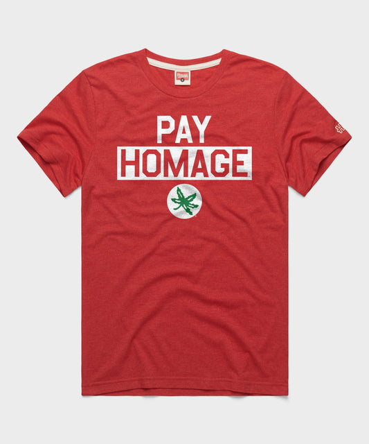 Ohio State Buckeye Leaf Pay Homage