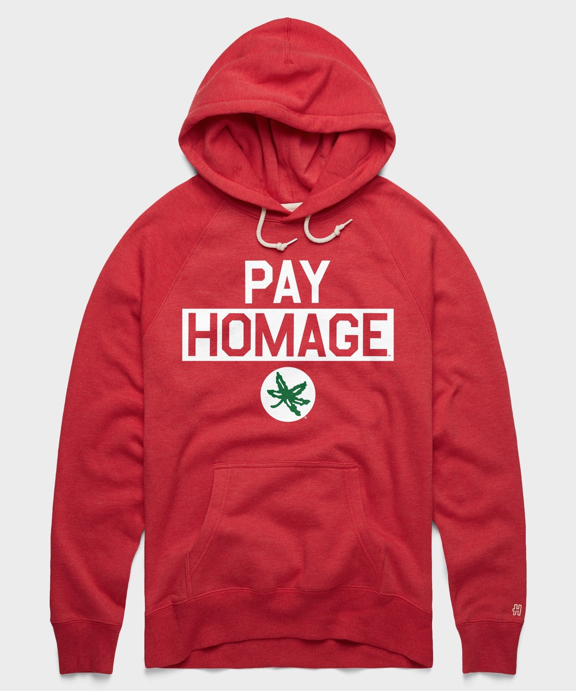 Ohio State Buckeye Leaf Pay Homage Hoodie