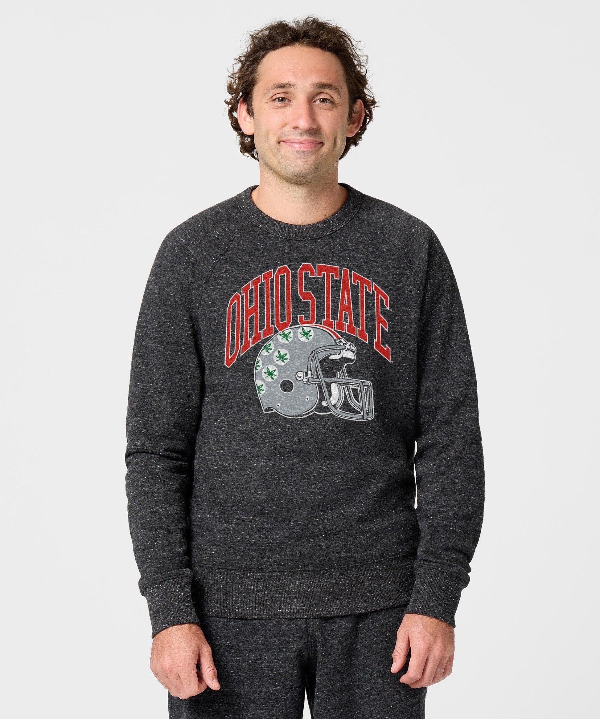 Ohio State Helmet Retro Crewneck