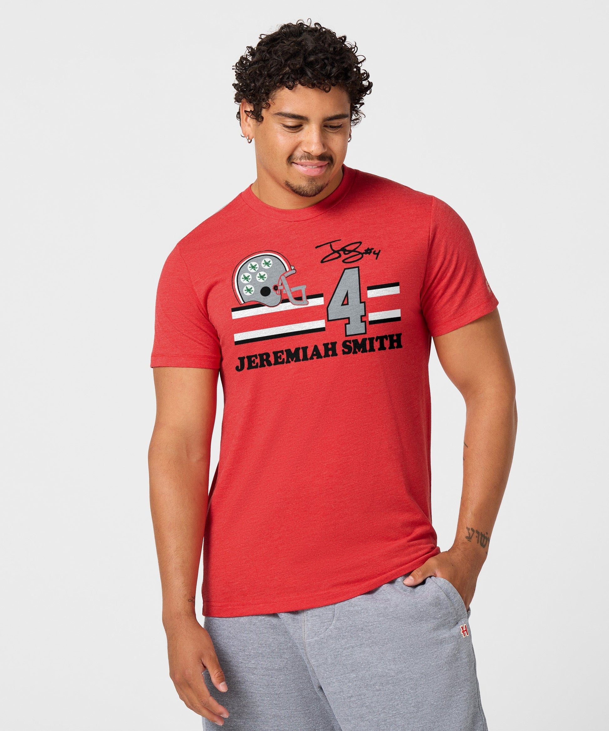 Ohio State Jeremiah Smith Signature Jersey