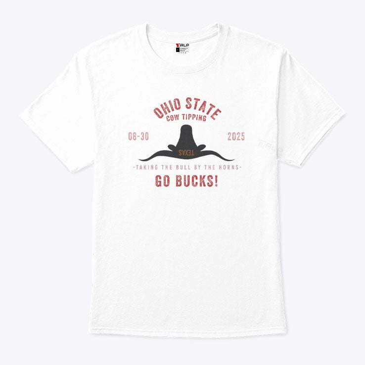 Ohio State Vs Texas Cow Tipping Football Game 2025 T Shirt