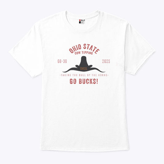 Ohio State Vs Texas Cow Tipping Football Game 2025 T Shirt