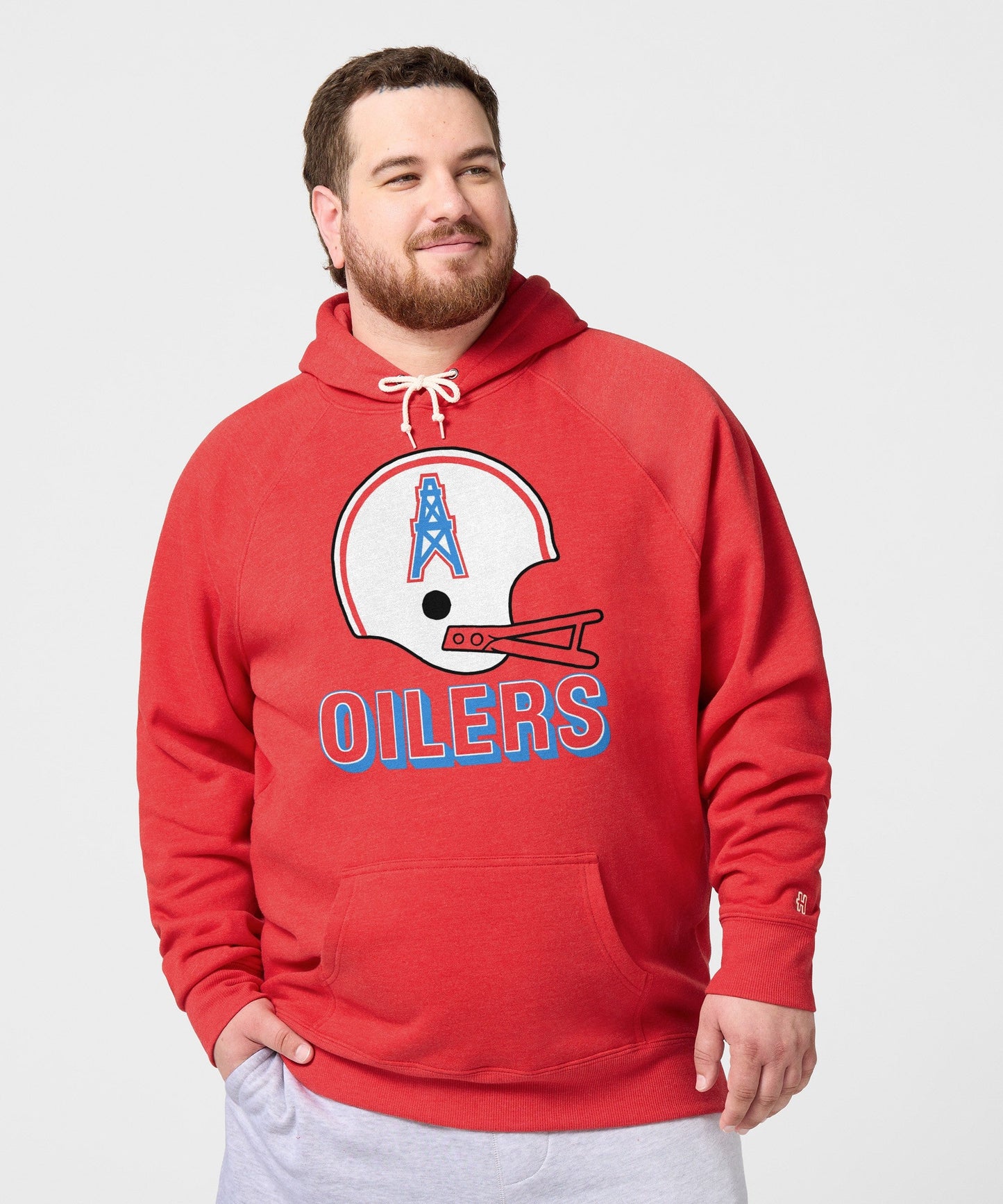 Oilers Football Big Helmet Hoodie