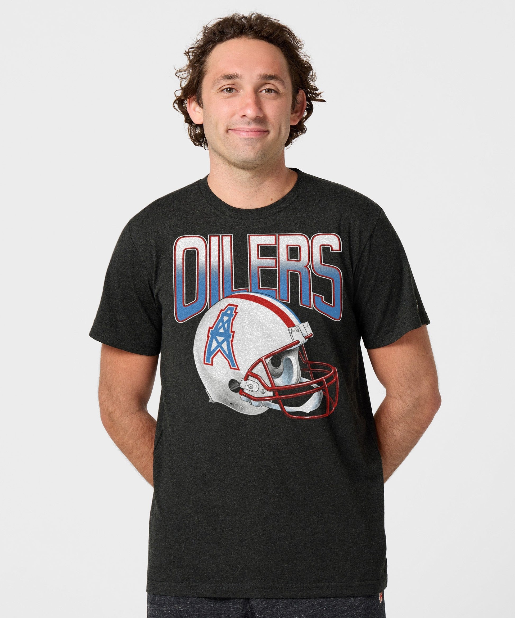 Oilers Football Gradient Helmet