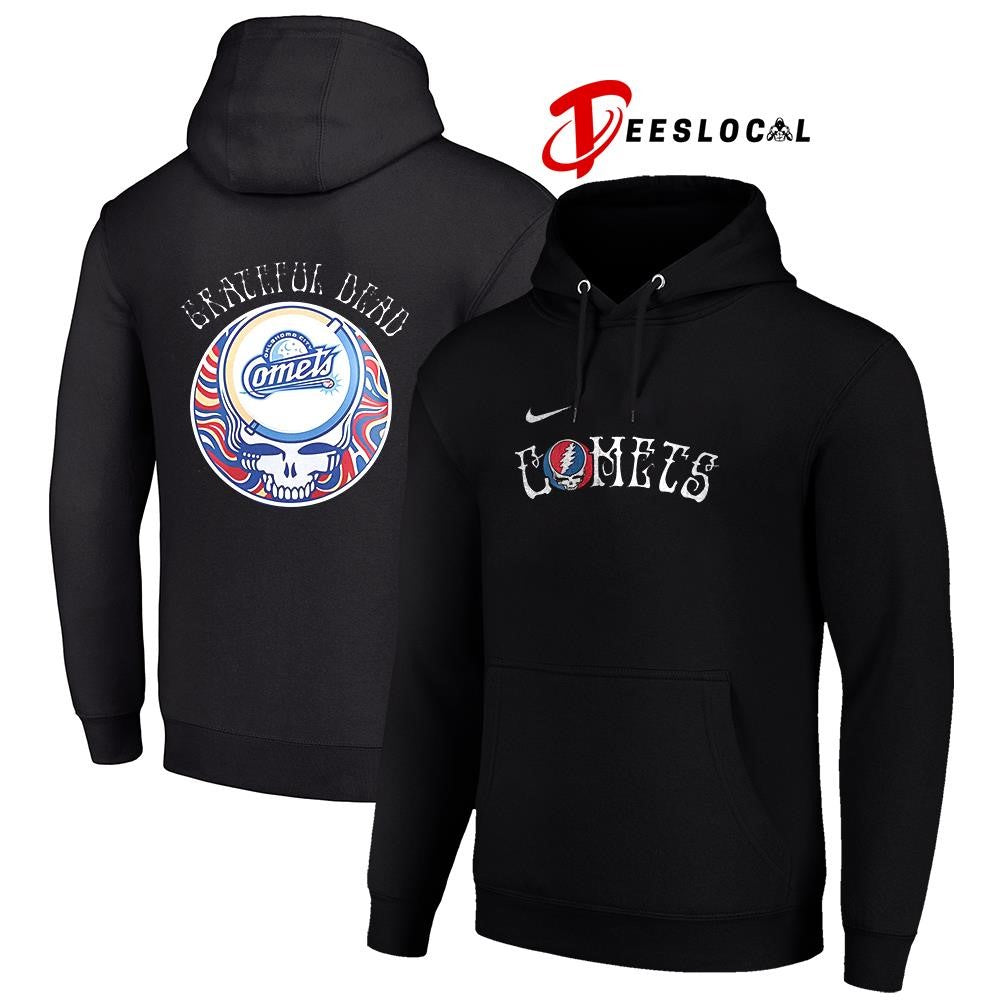 Oklahoma City Comets x Grateful Dead Triple A logo shirt