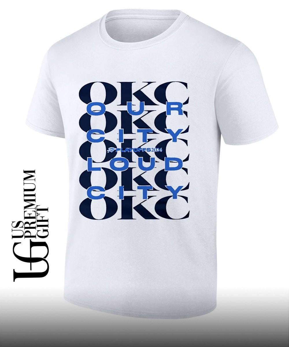 Oklahoma City Loud City Oklahoma City Thunder Playoffs 2026 shirt