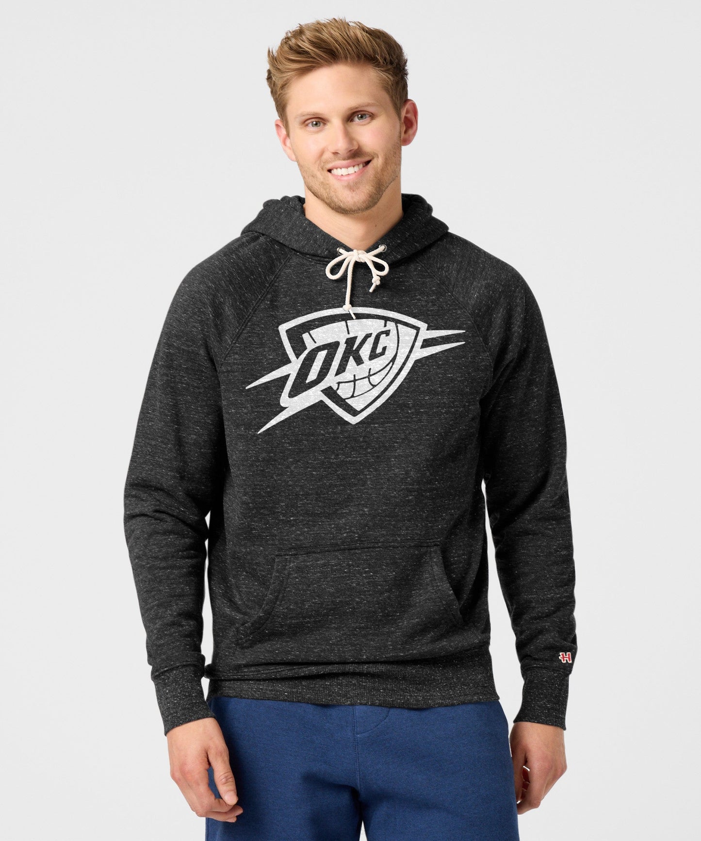 Oklahoma City Thunder Blacktop Logo Hoodie