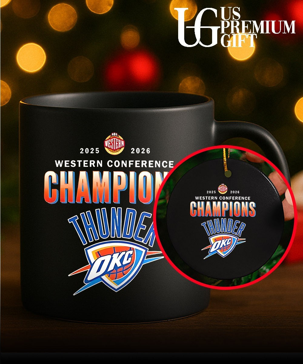 Oklahoma City Thunder Finals Western Conference Champions 2025-2026 retro shirt