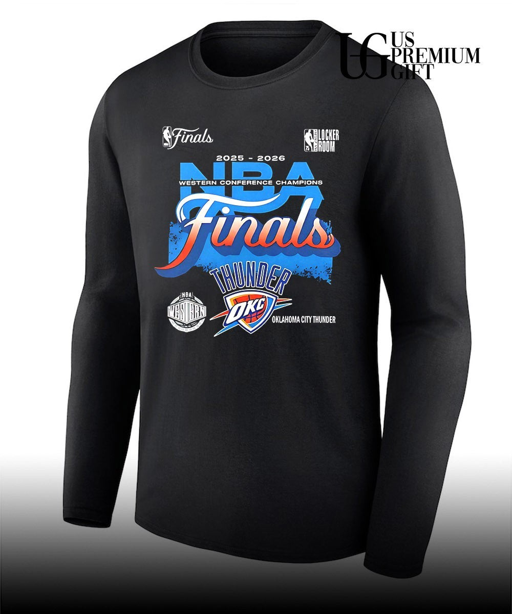 Oklahoma City Thunder Finals Western Conference Champions 2026 Locker Room shirt