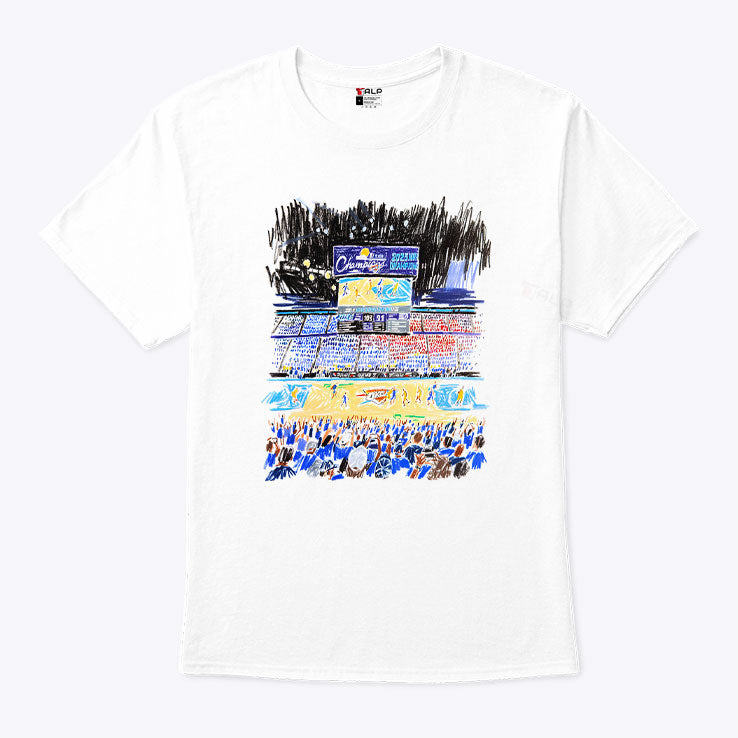 Oklahoma City Thunder Indiana Pacers Stadium Art T Shirt