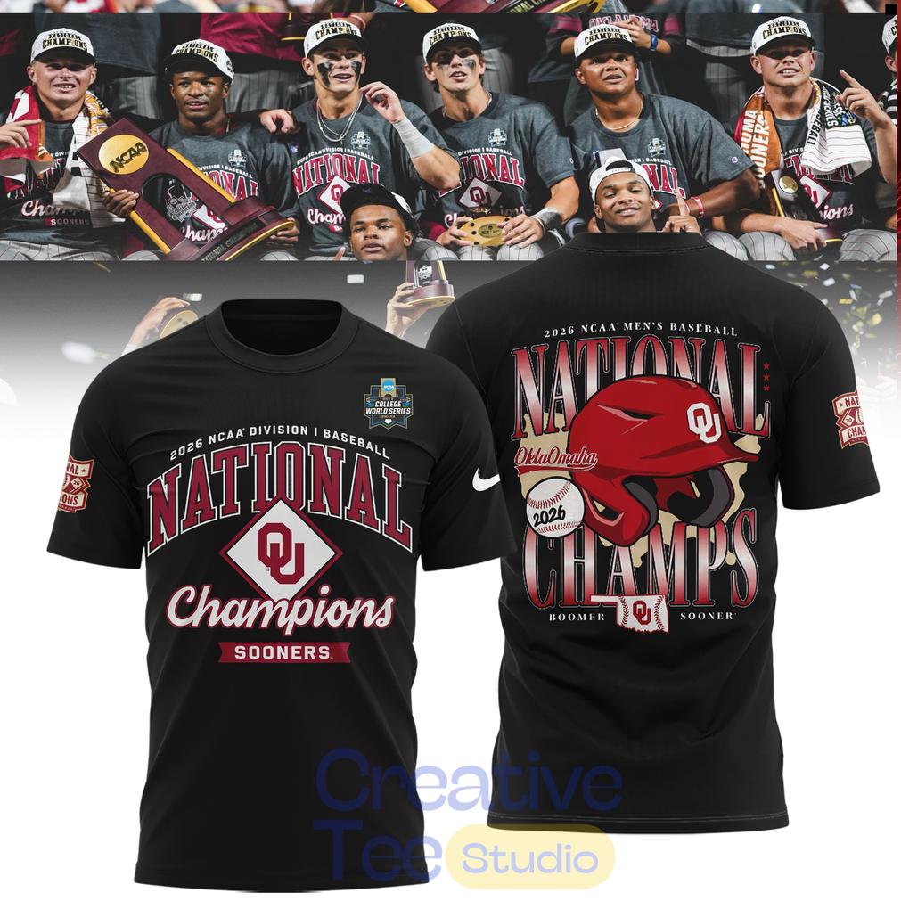 Oklahoma Baseball Omaha 2026 Men’s College World Series Tee Hoodie