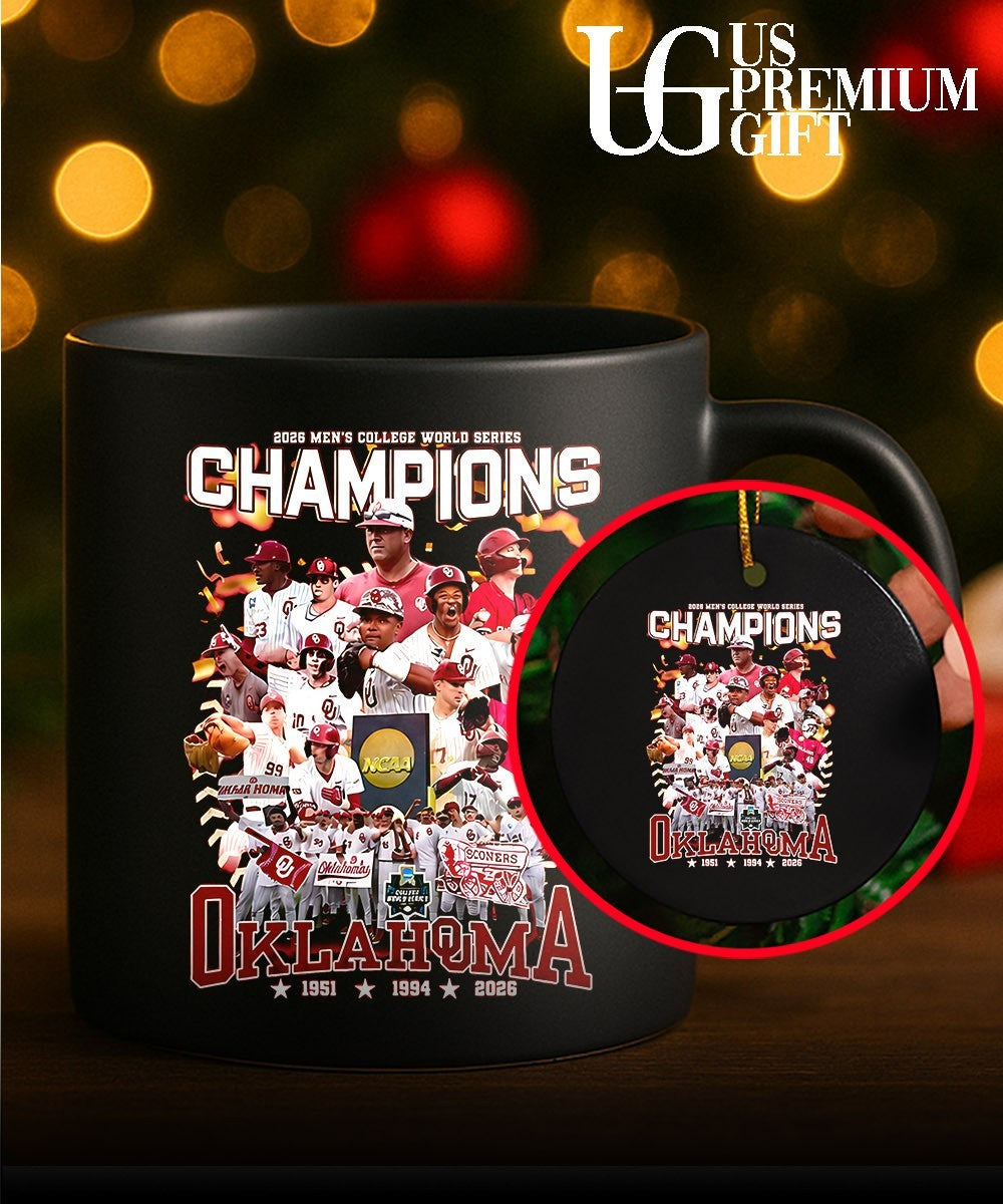 Oklahoma Sooners 2026 Men’s College World Series Champions NCAA Baseball shirt