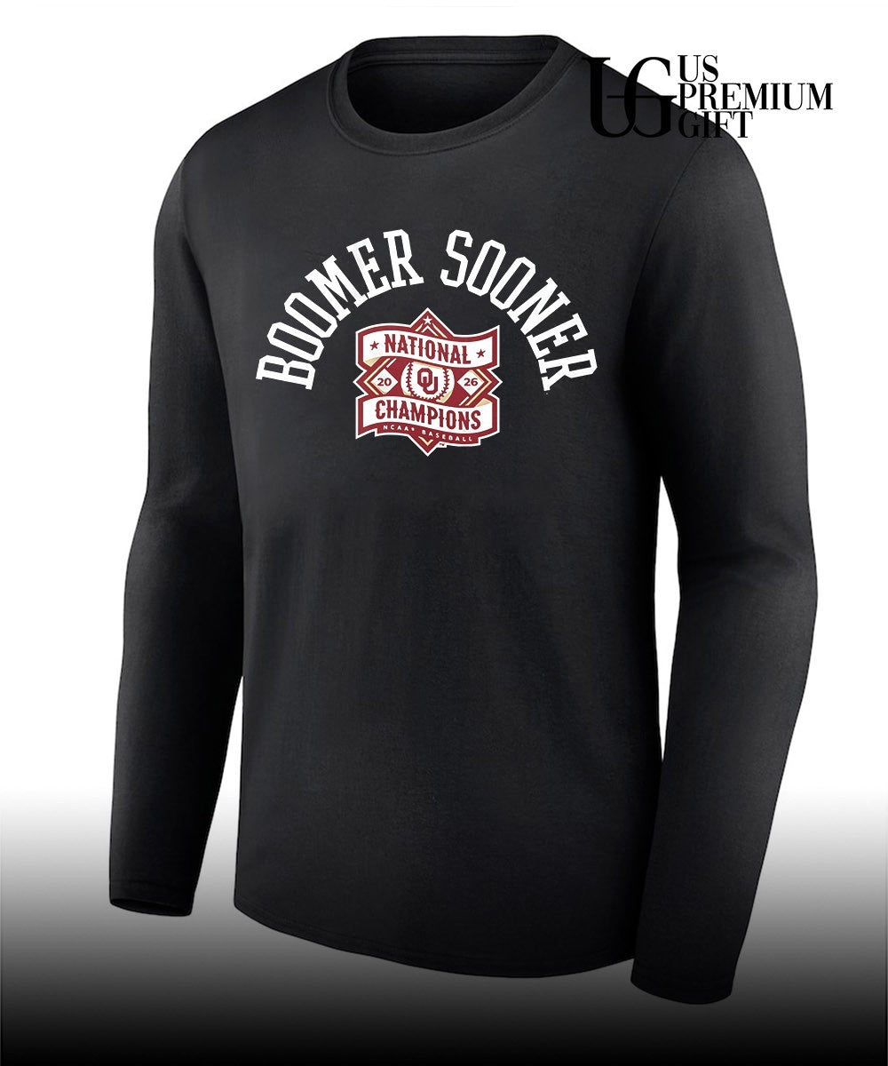 Oklahoma Sooners 2026 NCAA Baseball National Champions Boomer Sooner shirt