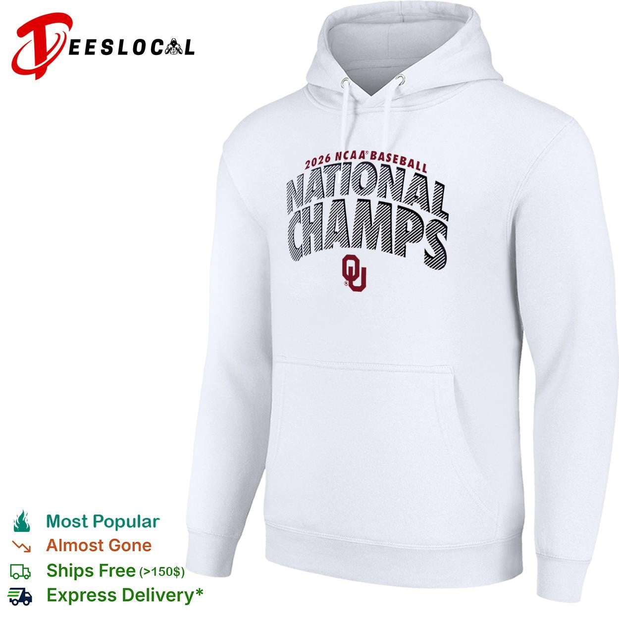 Oklahoma Sooners 2026 NCAA Baseball National Champs OU Logo shirt