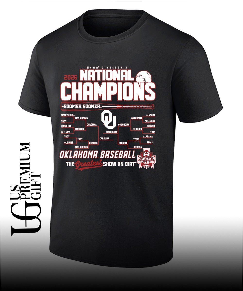 Oklahoma Sooners 2026 NCAA Division I National Champions Baseball The Greatest Show shirt