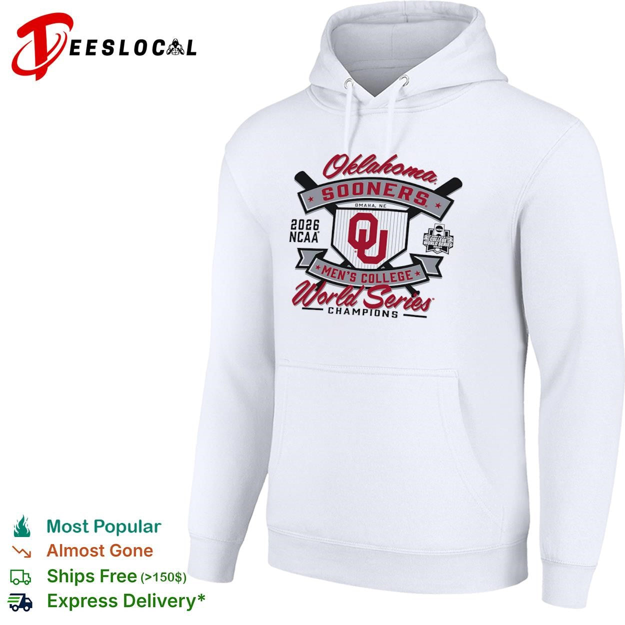 Oklahoma Sooners 2026 NCAA Men College World Series Champions Omaha NE shirt