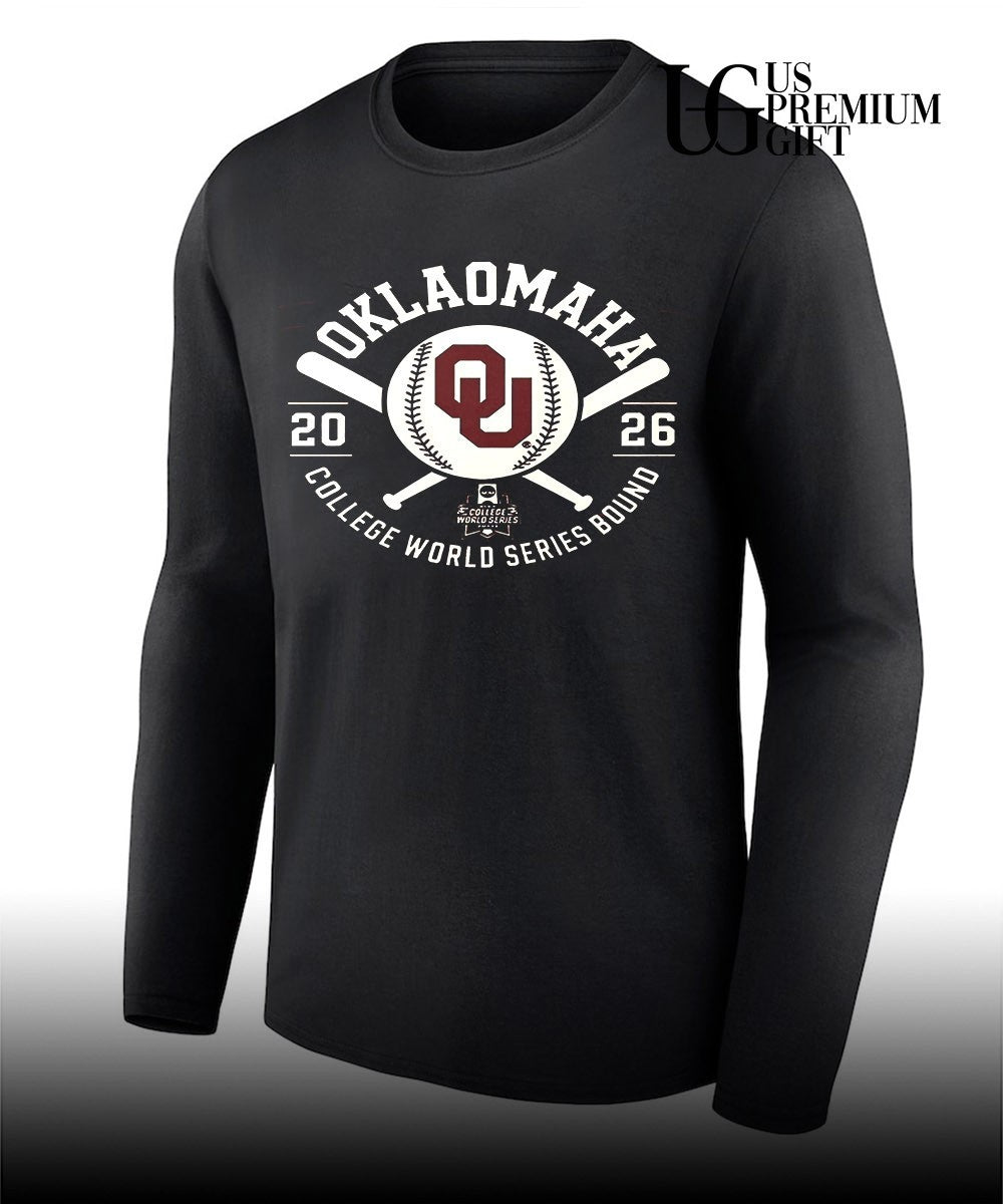 Oklahoma Sooners 2026 NCAA Men’s Baseball College World Series Omaha Bound shirt