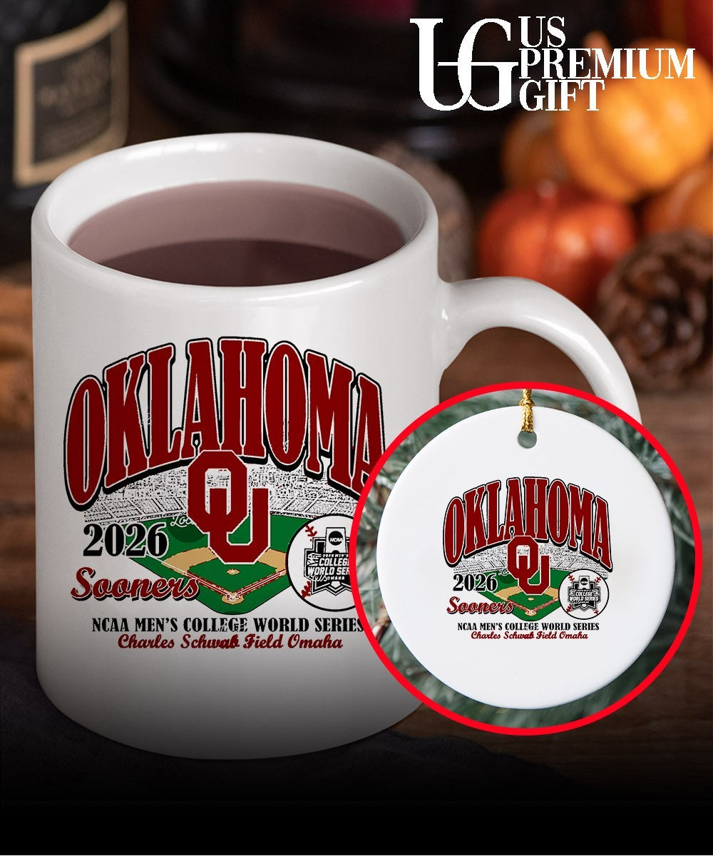 Oklahoma Sooners 2026 NCAA Men’s College World Series Charles Schwab Field shirt