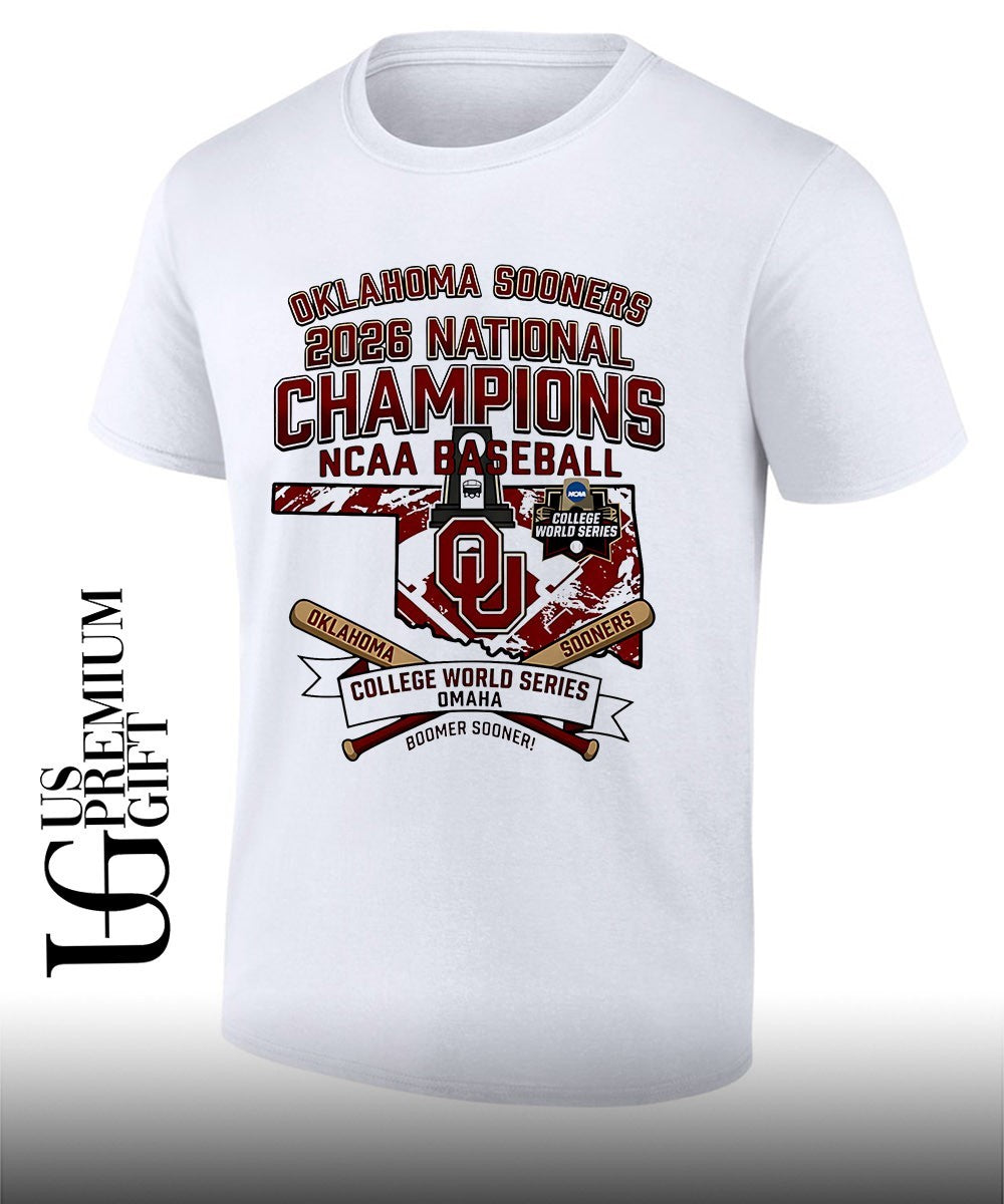 Oklahoma Sooners 3 Time National Champions NCAA Division I Baseball 2026 shirt