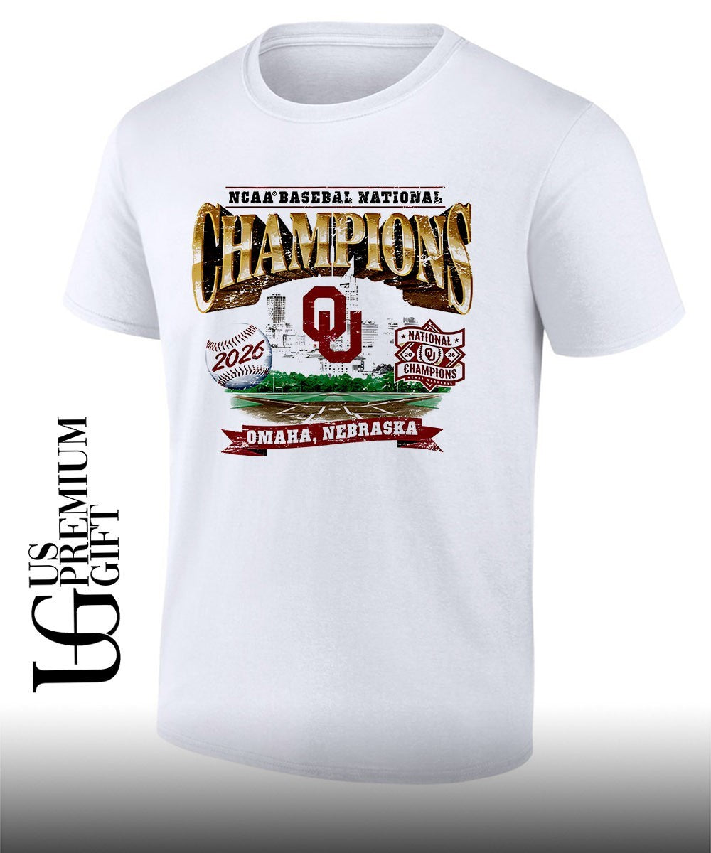 Oklahoma Sooners Baseball NCAA National Champions 2026 Omaha Nebraska shirt