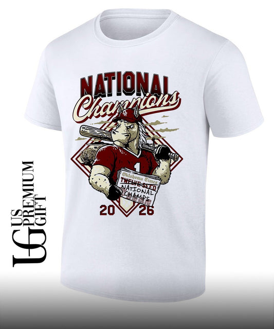 Oklahoma Sooners Baseball National Champions Twelve Seed Newspaper 2026 shirt