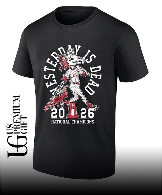 Oklahoma Sooners Baseball Yesterday Is Dead 2026 National Champions Barstool shirt