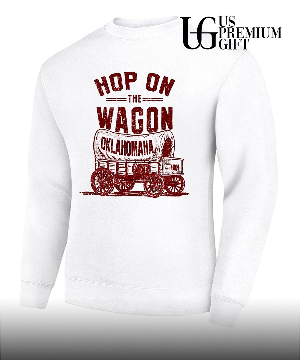 Oklahoma Sooners College Football Hop on the Wagon Oklahomaha shirt